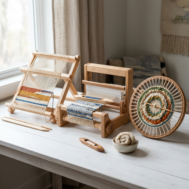 Comparatif de métiers à tisser en bois